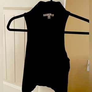 Express | One Eleven | Black Mock Neck Tank | Small